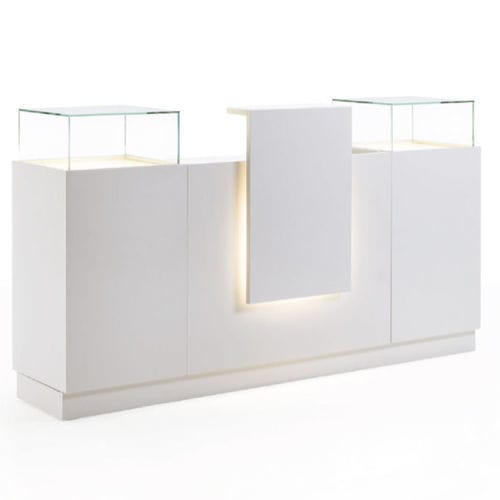 Rechteckiger Schreibtisch - Light - Vismara - Empfang