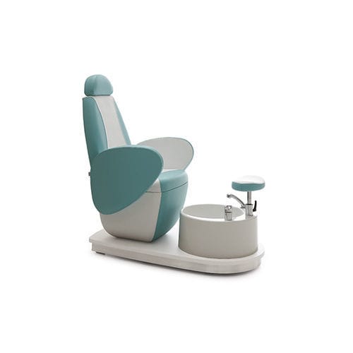 Fußpflegestuhl mit Pedispa - Edge - Vismara - 2 Kammern