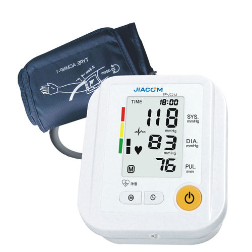 Automatischer Blutdruckmonitor - BP-JC312 - SHENZHEN JIACOM TECHNOLOGY CO. LTD - mit Erwachsenenmanschette