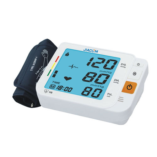 Automatischer Blutdruckmonitor - BP368A - SHENZHEN JIACOM TECHNOLOGY CO. LTD - mit Erwachsenenmanschette