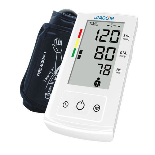 Automatischer Blutdruckmonitor - BP365A - SHENZHEN JIACOM TECHNOLOGY CO. LTD - mit Erwachsenenmanschette