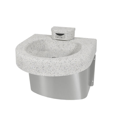 Spüle für Hygienebereich - HSL1 - BRADLEY CORPORATION - 1 Station / Edelstahl / mit Infrarotbedienung