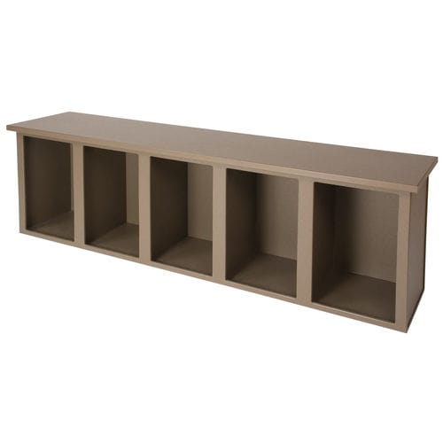 Bank für Krankenhausgarderobe - LENOXCUBBYBENCH - BRADLEY CORPORATION - für mehrere Personen