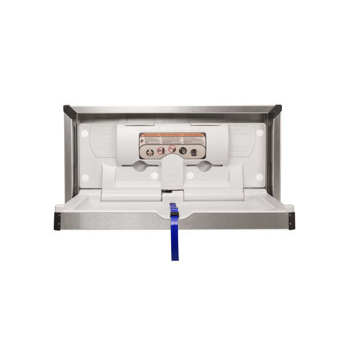 Tisch zum Wickeln - 962, 962-11 - BRADLEY CORPORATION - wandmontiert / faltbar / Edelstahl