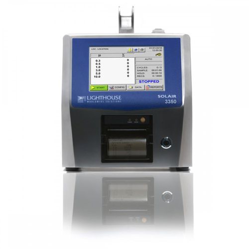 Laser-Partikelzähler - Solair 3350 - Lighthouse Worldwide Solutions - für Reinraum / tragbar / 8 Kanäle