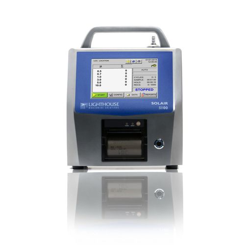 Laser-Partikelzähler - Solair 5100 - Lighthouse Worldwide Solutions - für Reinraum / tragbar / 8 Kanäle