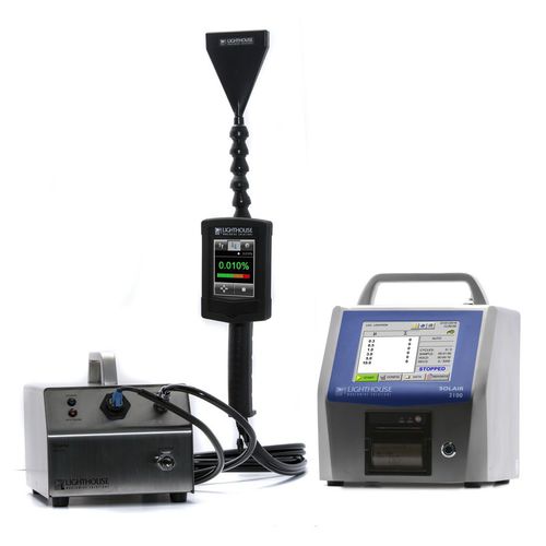 Dichtheitsprüfgerät für HEPA Filter - ScanAir Pro - Lighthouse Worldwide Solutions - Durchfluss / Tisch / kompakt