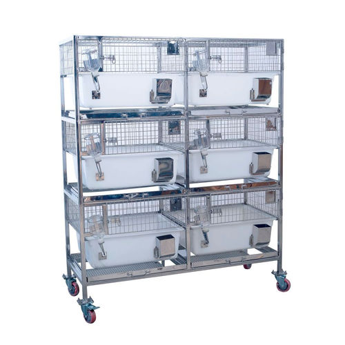 Tierkäfig für Tierversuche / für Meerschweinchen - GPINT-PP-01, GPINT-PP-02, GPINT-PP-03 - Orchid Scientific and innovative India Pvt Ltd - modular / Edelstahl / Polypropylen