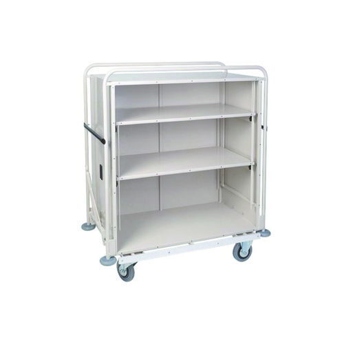 Sackhalterwagen für saubere Wäsche - Sevmo-ex - medizinisch / Transport / mit 3 Regalbrettern