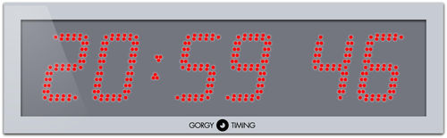 Digitaluhr - LEDI® 12S outdoor double face - Gorgy Timing SAS - für Gesundheitseinrichtungen