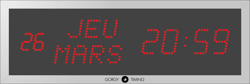 Digitaluhr - LEDICA® ALPHA REVERSO 7M - Gorgy Timing SAS - für Gesundheitseinrichtungen