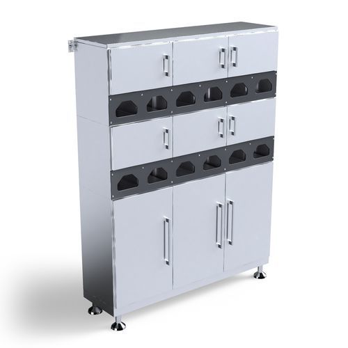 Schrank für Reinraum - FFCS series - Palbam Class - mit Tür / Edelstahl