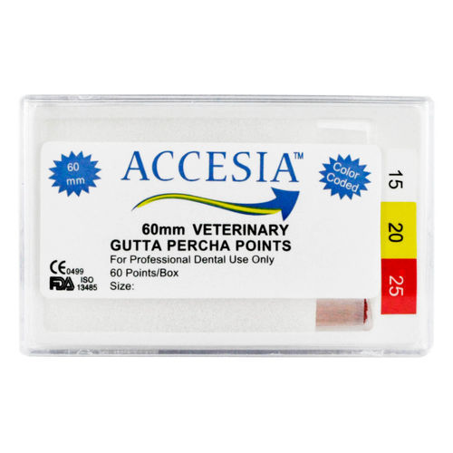 Guttaperchastift für Veterinär-Zahnmedizin - 06-04-001 - Accesia