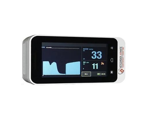 Kapnographie-Vitalzeichenmonitor - VetCorder&trade; AirMate&trade; - Thames Medical - tragbar / kompakt / EKG