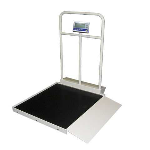 Elektronische Plattformwaage - MX450 - Befour, Inc - für Rollstuhl / mit BMI-Berechnung / mit Sicherheitsstange