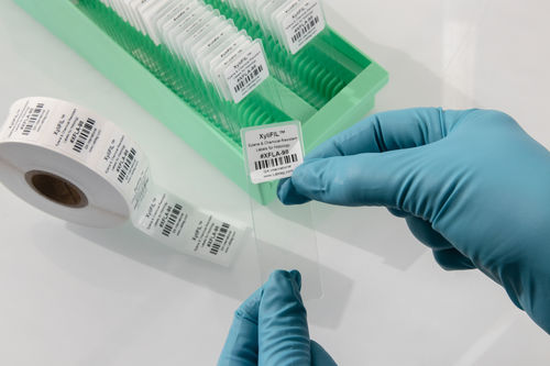 Etikettenrolle für Mikroskopie-Objektträger - XyliFIL™ - GA International - chemikalienbeständig / lösungsmittelbeständig / alkoholbeständig