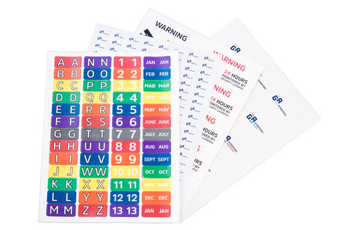 Etikett für Röhrchen - Laser & Inkjet Labels - GA International - für Pipetten / abnehmbar