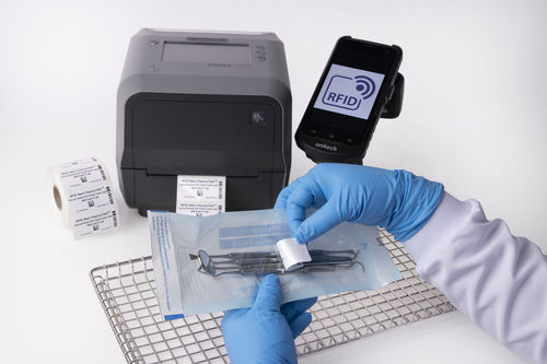 Etikett für Vorratsflaschen - RFID Steri-ThermoTAG™ - GA International - sterilisatorfest / RFID