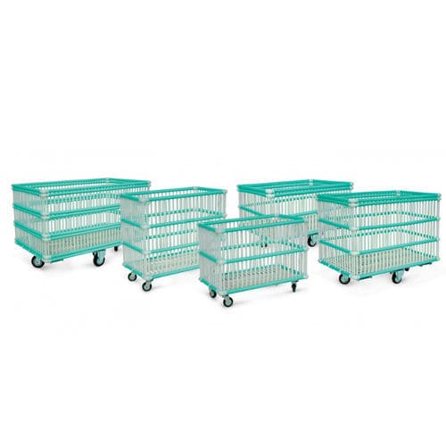 Sackhalterwagen für dreckige Wäsche - moplen series - MECHIN