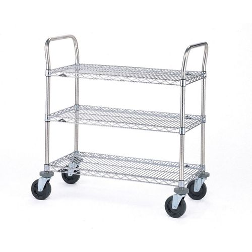 Pflegewagen - DI0076 - MECHIN - Aluminium / anodisiertes Aluminium / 3 Ebenen