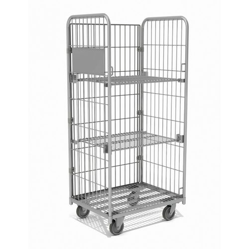 Sackhalterwagen für Kliniken - ROLL806 - MECHIN - Transport / Verteilung / mit Tür