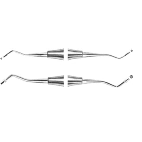 Doppelter Dentaler Stopfer - 15-69-001,15-69-003 - Lorien Industries - zur Dentalrestaurierung / für Amalgame / für Verbundstoffe