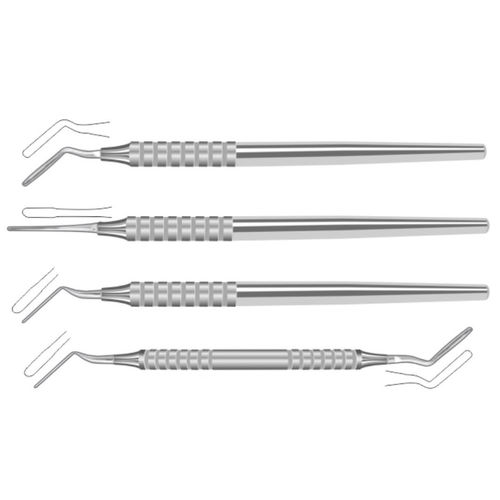 Gebogenes Periotomkit - 21-104-00X/21-104-0XX - Lorien Industries - gerade / Edelstahl
