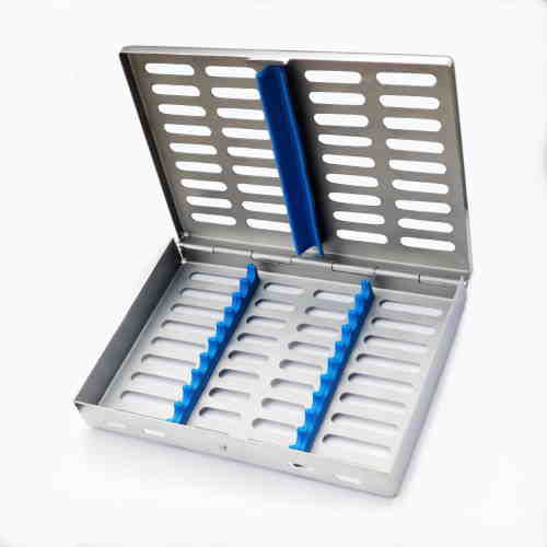 Sterilisierkassette für zahnärztliche Instrumente - 18-98-06x series - Lorien Industries - Edelstahl