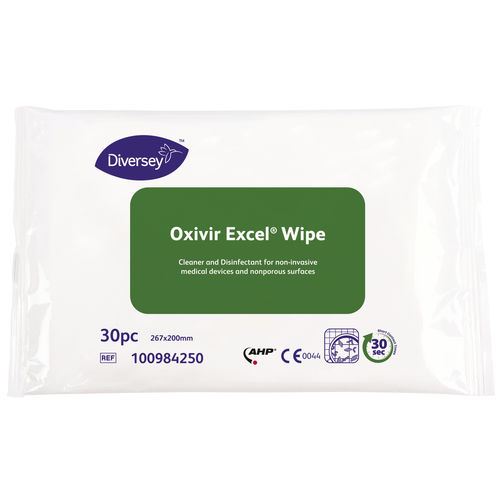 Feuchte Reinigungstücher / für Böden und andere Oberflächen - OXIVIR EXCEL WIPES - DIVERSEY - 30er-Packung