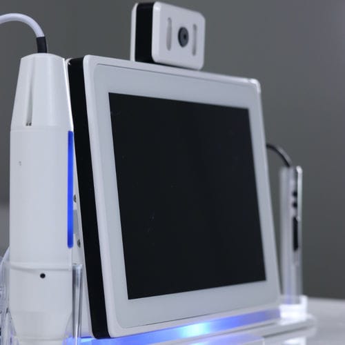 System zur Analyse der Hautpigmentierung - SKL-DIAG-10 - SkinLabs France - Feuchtigkeitsgehalt der Haut / Talggehalt der Haut / Hauttopographie