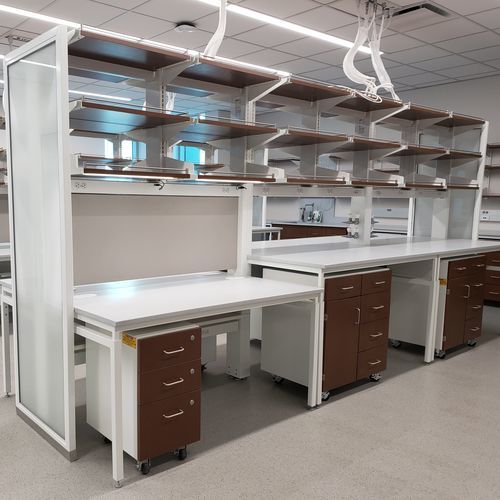 Arbeitsplatte für Labor / Edelstahl - Optima™ 3100 - Mott Manufacturing - freistehend