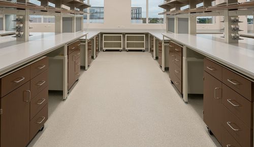Schrank für Arbeitsplatte im Labor - Mott Manufacturing - Labor / mit Tür / mit Schublade