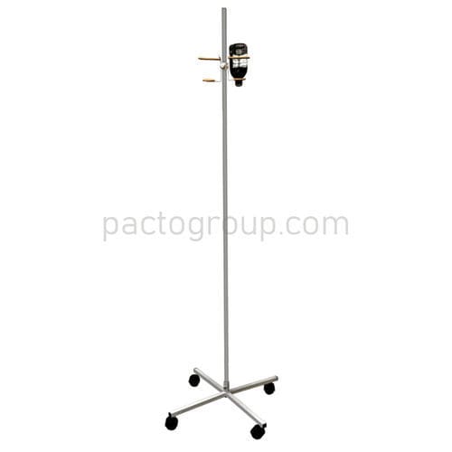 Infusionsständer auf Rollen - SHDV-P - Pacto Trade Industrial Group - 2 Haken / Aluminium