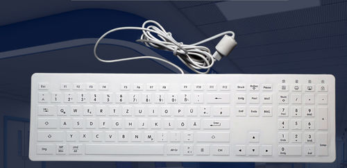 Medizinische Tastatur / Touchpad - SK10801 - Bastron - Kalkulator / Silikon / USB