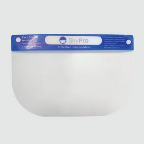 Polyethylen-Gesichtsschild - Spro Medical Supplies - Vollgesicht / Erwachsene / Pädiatrie