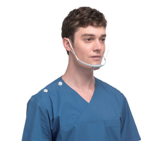 Polyethylen-Schutzmaske - Spro Medical Supplies - Halbgesicht / transparent