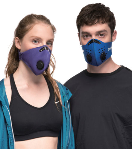Stoffschutzmaske - Spro Medical Supplies - mit Exspirationsventil / Halbgesicht / unisex