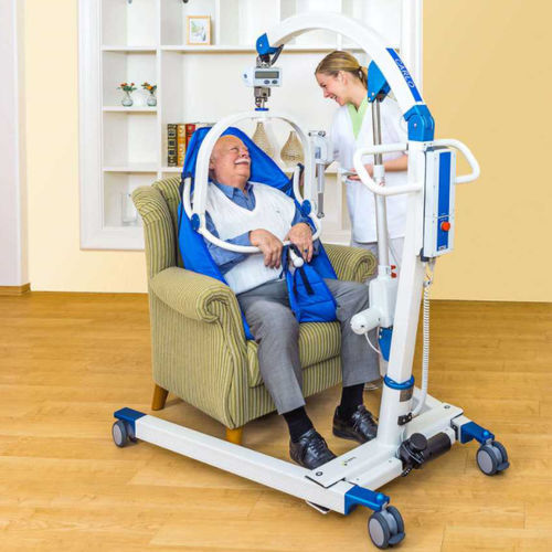 Elektrischer Patientenlifter - CARLO Alu, Comfort EP 230 - BEKA Hospitec - auf Rollen / für Übergewichtige / Hub