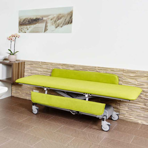 Transport-Fahrtrage - MONA - BEKA Hospitec - elektrohydraulisch / höhenverstellbar / zusammenklappbar