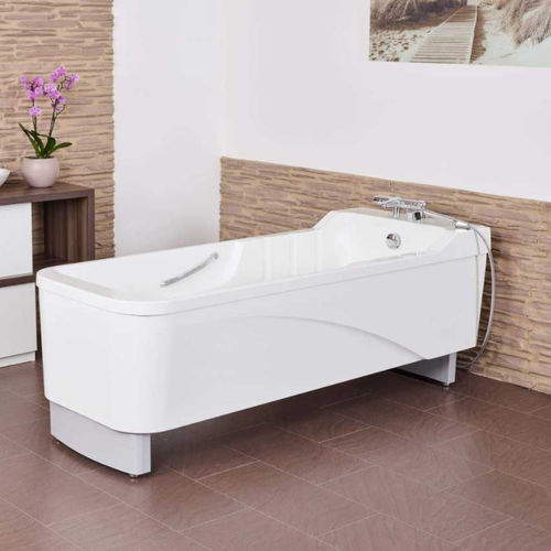Elektrische Pflegebadewanne - AVERO VIVA - BEKA Hospitec - höhenverstellbar / Snoezelen / für Wellness