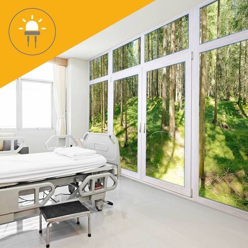 LED-Panel / für Krankenhaus - NATURELux® - Integromed GmbH - wandmontiert / Grafikanimationen