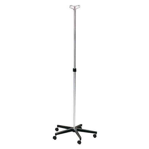 Infusionsständer auf Rollen - K606628 - Karrel Health Solutions - 2 Haken / Aluminium