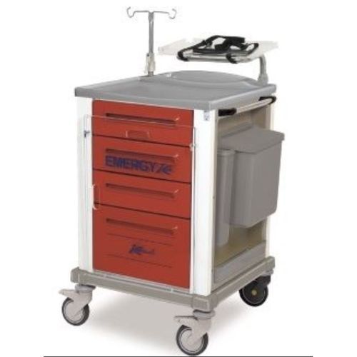 Medizinischer Wagen - K816419X - Karrel Health Solutions - Notfall / für Instrumente / für Defibrillator