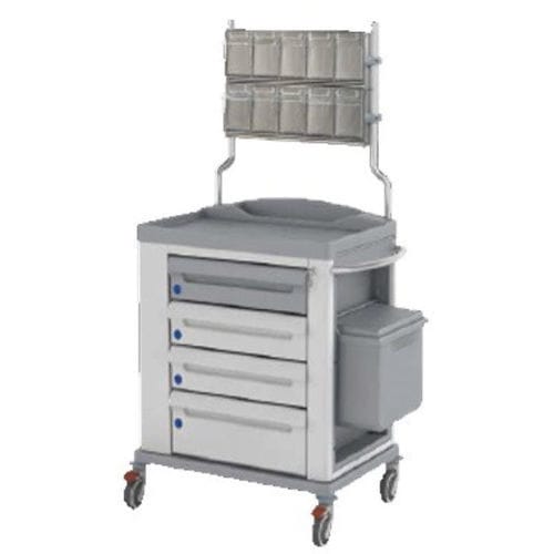 Medizinischer Wagen - KSM-MED4 - Karrel Health Solutions - Medikamente / Abfall / für Verbandmaterial