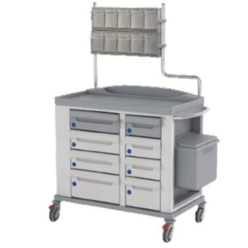 Medizinischer Wagen - KMED-MED2 - Karrel Health Solutions - Medikamente / Abfall / zur Medikamentenausgabe