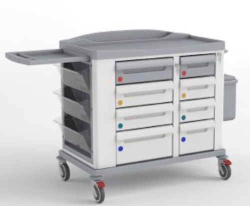 Medizinischer Wagen - KMED-UT1 - Karrel Health Solutions - Mehrzweck / Abfall / Service