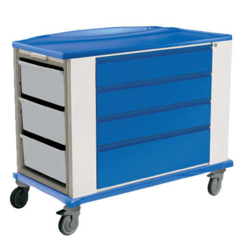 Medizinischer Wagen - K816358 - Karrel Health Solutions - Medikamente / Abfall / Reinigung
