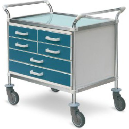 Medizinischer Wagen - K816006 - Karrel Health Solutions - Mehrzweck / für Verbandmaterial / Edelstahl