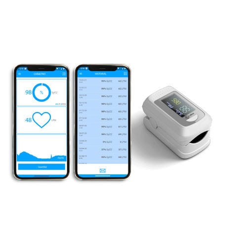 IOS-Applikation / für Pulsoximeter - LifeVit - Monitoring / Steuerung / iOS
