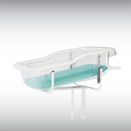 Wiege für Krankenhäuser / für Säuglinge - NICE 1 - MEISSA - Trendelenburg / Edelstahl / transparent